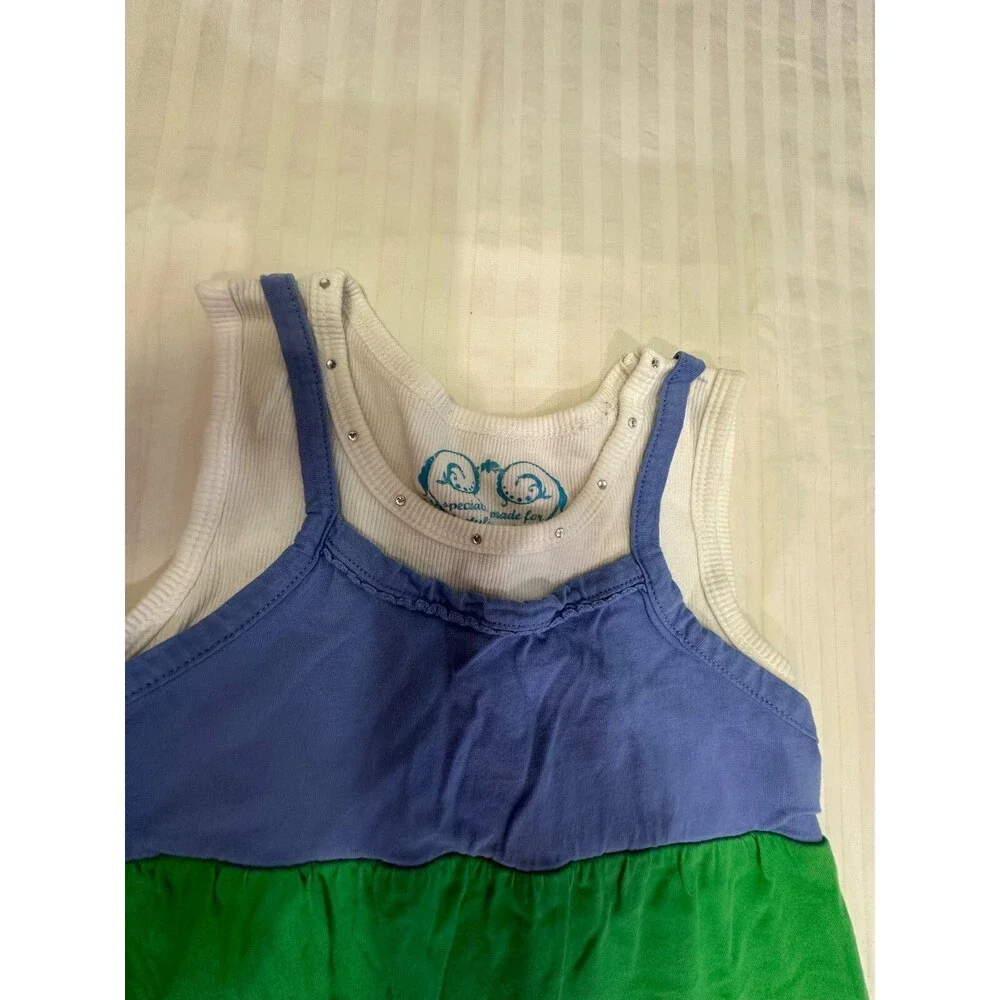 THE CHILDRENS PLACE GIRLS SLEEVELESS COTTON DRESS SIZE 6X/7